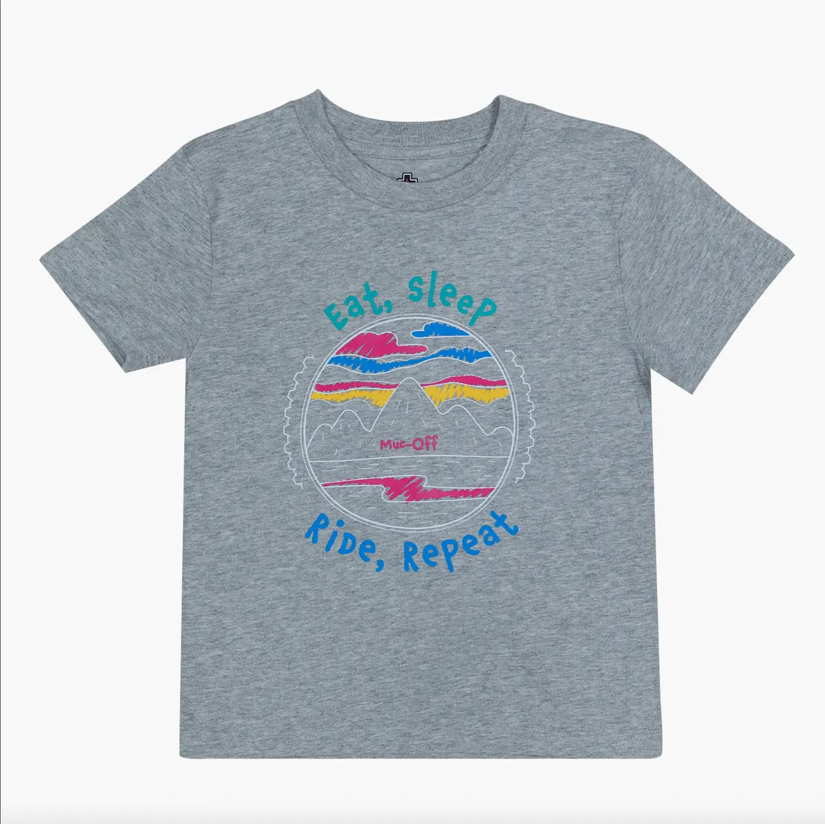 Eat Sleep Kids T-Shirt - Grey 1