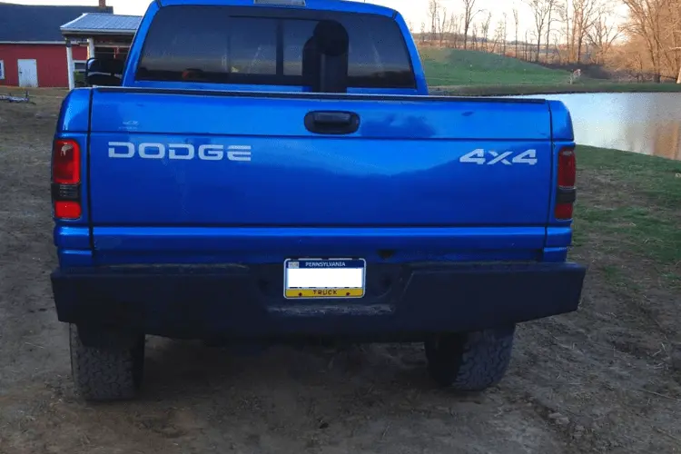 Affordable Offroad Edodgerear Dodge Ram 2500/3500 1993-2002 Elite Rear Bumper Full Width 2