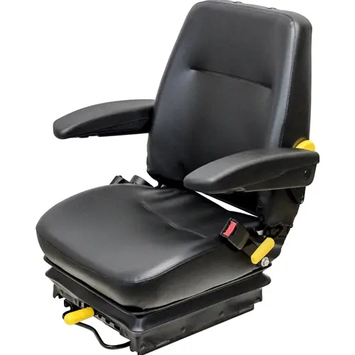 Excavator / Compactor / Loader Seat W/ Mechanical Suspension 1
