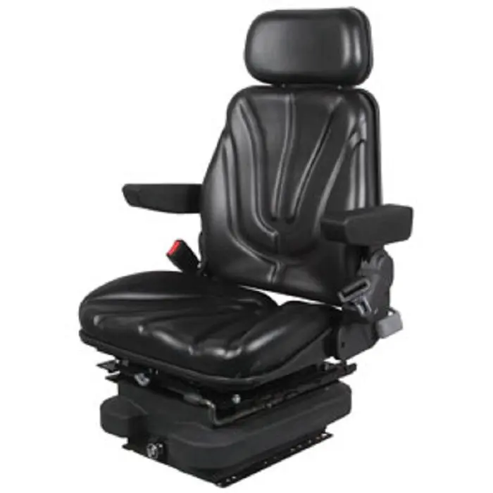 12V Low Profile Air Suspension Seat For Tractor Mower Loader 1