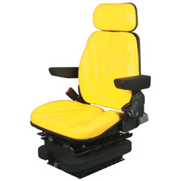 12V Low Profile Air Suspension Seat For Tractor Mower Loader 1