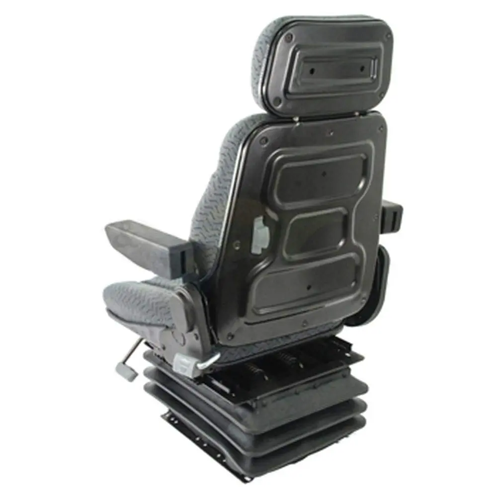 12V Heavy Duty Tractor Excavator Back Hoe Mower Loader Seat W/ Air Suspension 3