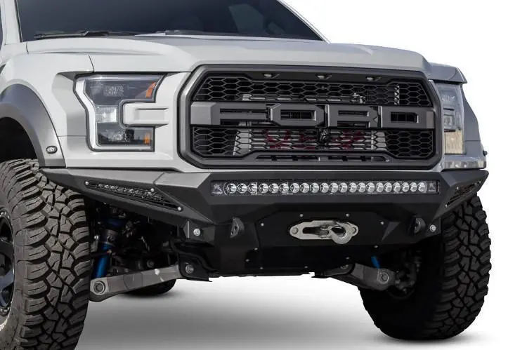 Add F111202860103 Ford F150 Raptor 2017-2020 Stealth Fighter Front Bumper Winch Ready 1