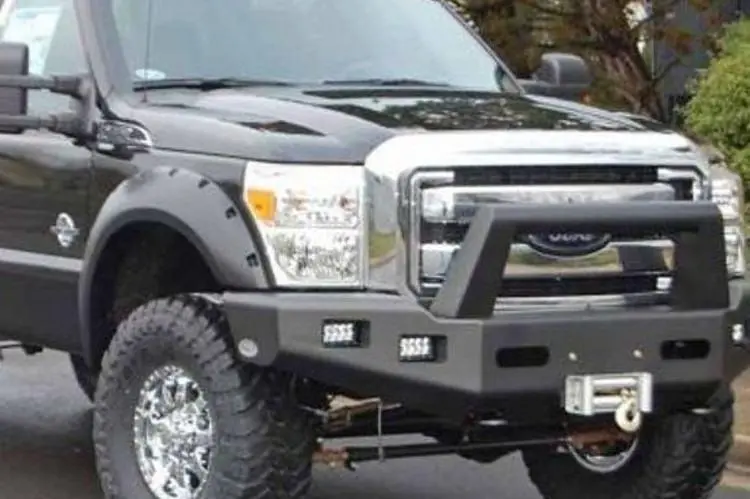 Buckstop F11boss Ford F250/F350 Superduty 2011-2016 Boss Front Bumper Winch Ready With Tow Hooks 2