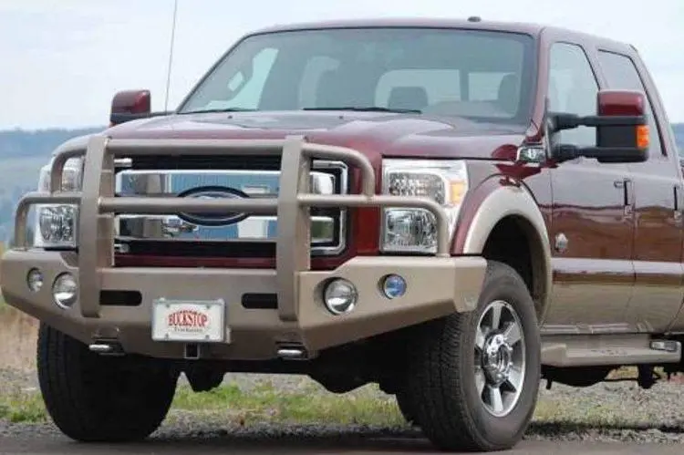 Buckstop F11ob Ford F450/F550 Superduty 2011-2016 Outback Front Bumper Winch Ready With Tow Hooks 2