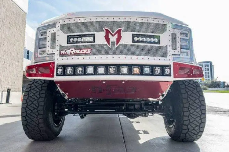 N-Fab F171mrds Ford F250/F350 Superduty 2017-2023 M-Rds Front Bumper Pre-Runner Gloss Black 2