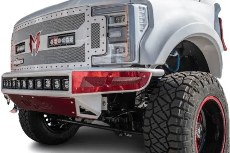 N-Fab F171mrds Ford F250/F350 Superduty 2017-2023 M-Rds Front Bumper Pre-Runner Gloss Black 1