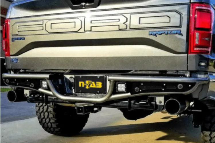 N-Fab F18rb-H Ford F150 Raptor 2017-2022 Rb Pre-Runner Rear Bumper Gloss Black 1