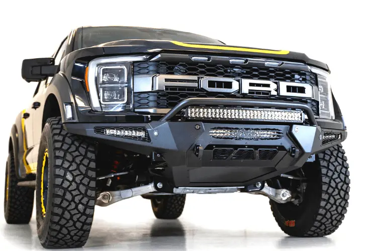 Add F210221180103 Ford F150 Raptor 2021-2025 Honeybadger Front Bumper Non-Winch Mount With Top Hoop 1