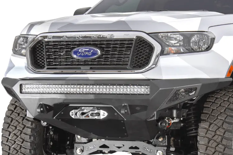 Add F221423030103 Ford Ranger 2019-2022 Stealth Fighter Front Bumper Winch Ready With Sensor Cutouts 1