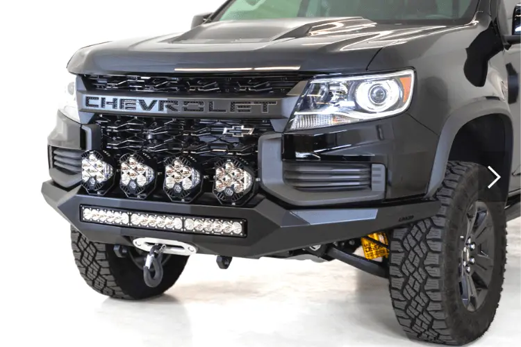Add F451202190103 Chevy Colorado Zr2 2021-2022 Stealth Fighter Front Bumper Winch Ready 1