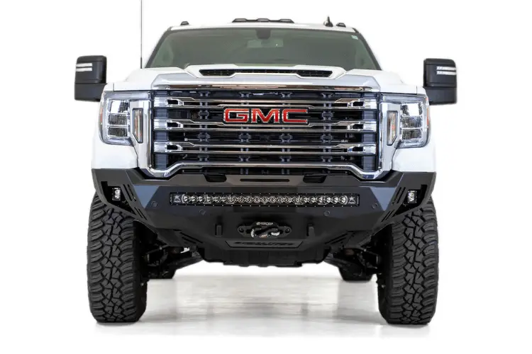 Add F461403030103 Gmc Sierra 2500/3500 2020-2023 Stealth Fighter Front Bumper 1