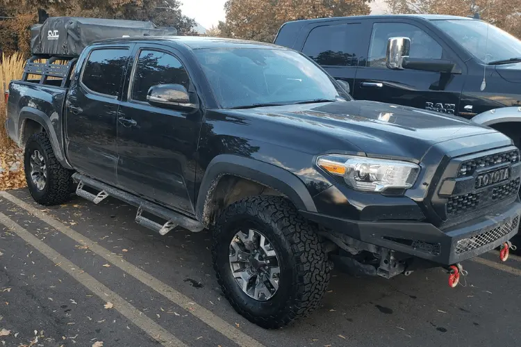 Add F687382730103 Toyota Tacoma 2016-2023 Honeybadger Front Bumper Winch Ready 1