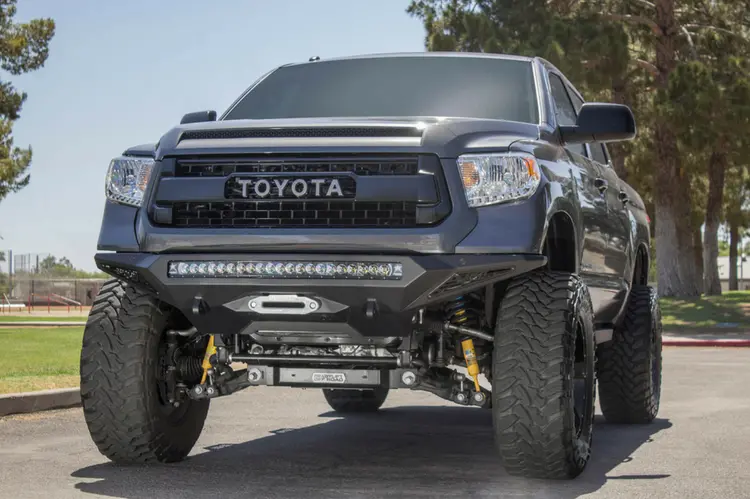 Add F741422860103 Toyota Tundra 2014-2021 Stealth Fighter Front Bumper Winch And Sensor Ready 1