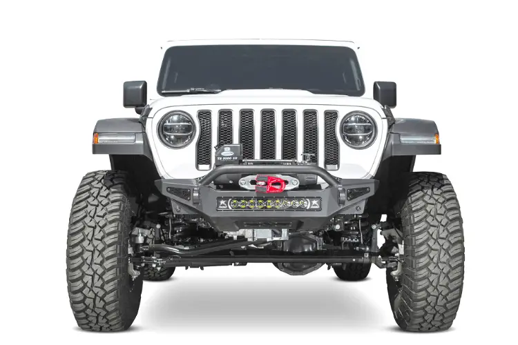 Add F964902080103 Jeep Wrangler Jl 2018-2025 Rock Fighter Winch Front Bumper 1