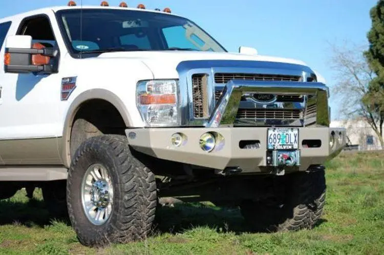 Buckstop F9boss Ford F450/F550 Superduty 2008-2010 Boss Front Bumper Winch Ready With Tow Hooks 2