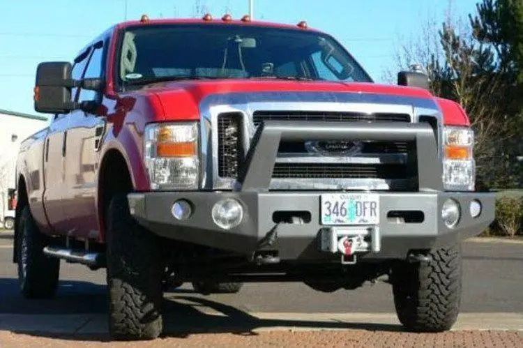 Buckstop F9boss Ford F250/F350 Superduty 2008-2010 Boss Front Bumper Winch Ready With Tow Hooks 1