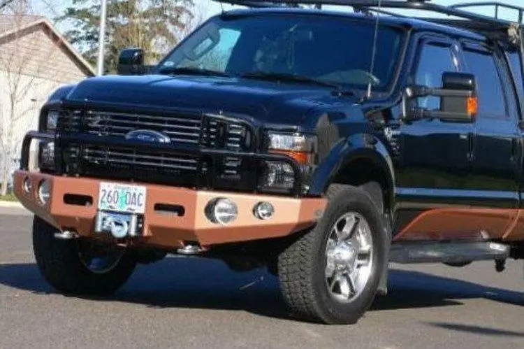 Buckstop F9cl2 Ford F250/F350 Superduty 2008-2010 Classic 2 Front Bumper Winch Ready With Tow Hooks 1