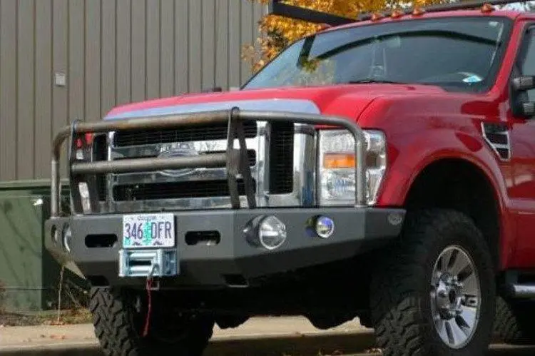 Buckstop F9cls Ford F450/F550 Superduty 2008-2010 Classic 1 Front Bumper Winch Ready With Tow Hooks 1