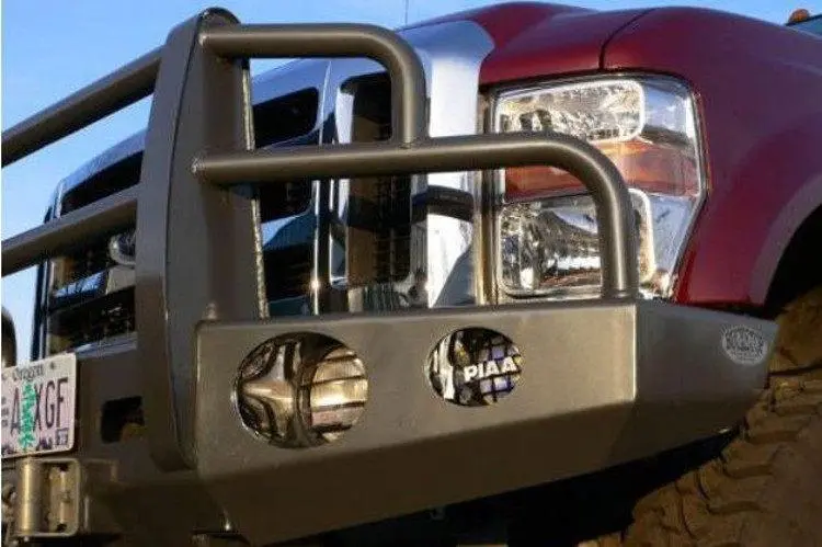 Buckstop F9ob Ford F250/F350 Superduty 2008-2010 Outback Front Bumper Winch Ready With Tow Hooks 2