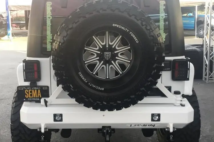 Fusion 0717Jeeprb Jeep Wrangler Jk 2007-2019 Rear Bumper 1