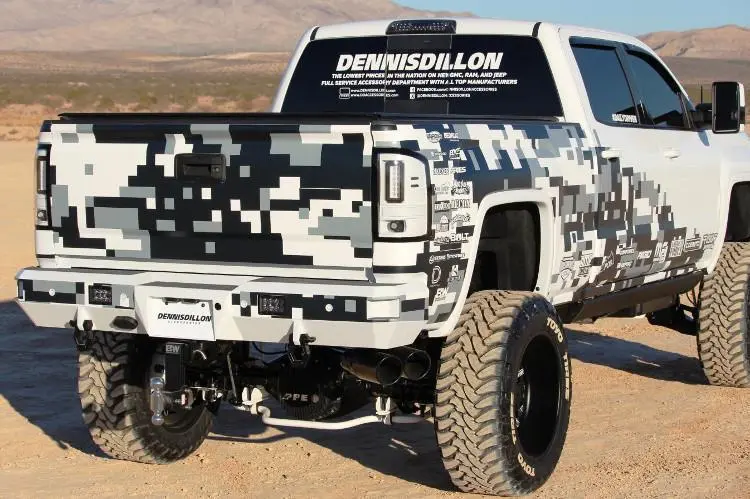 Fusion 14181500Gmrb Gmc Sierra 1500 2014-2018 Rear Bumper 1