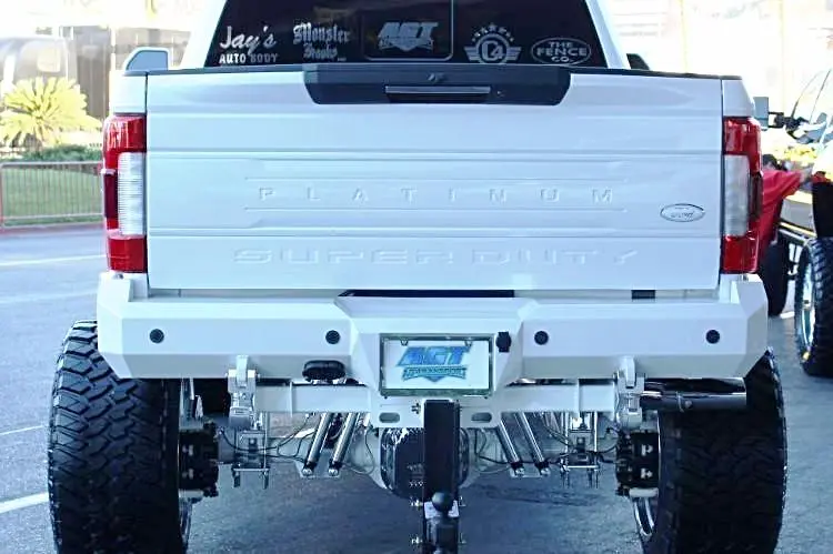Fusion 1519150Rb Ford F150 2015-2019 Rear Bumper Without Back Up Sensors 1
