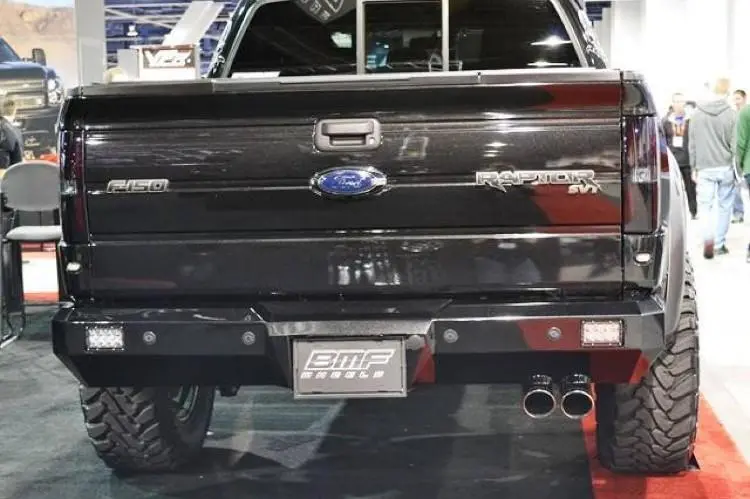 Fusion 1721Raprb Ford F150 Raptor 2017-2020 Rear Bumper Tubular Style Without Back Up Sensors 1