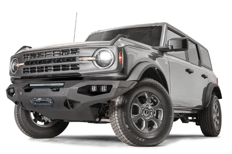 Fab Fours Fb21-X5251-1 Ford Bronco 2021-2025 Matrix Front Bumper Winch Ready No Guard 1