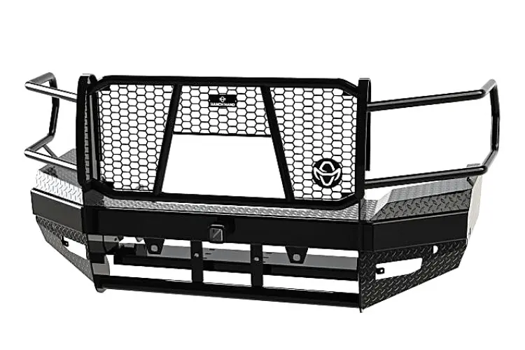 Ranch Hand Fbd195blrc Dodge Ram 2500/3500 2019-2024 Sport Series Front Bumper Winch Ready & Sensors With Grille Guard 1