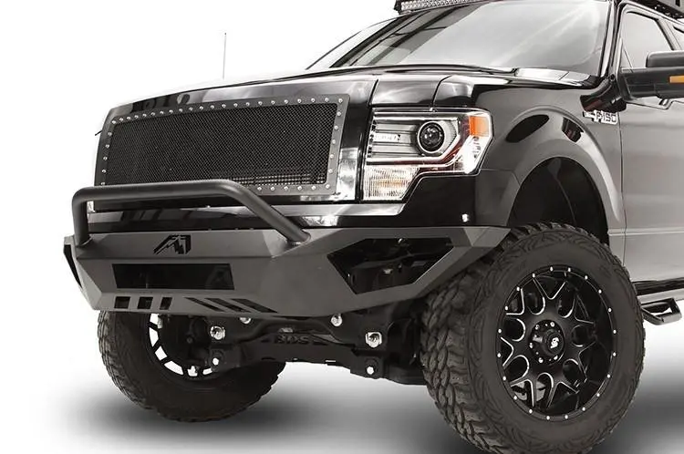 Fab Fours Ff09-D1952-1 Ford F150 2009-2014 Vengeance Front Bumper With Pre-Runner Guard 2
