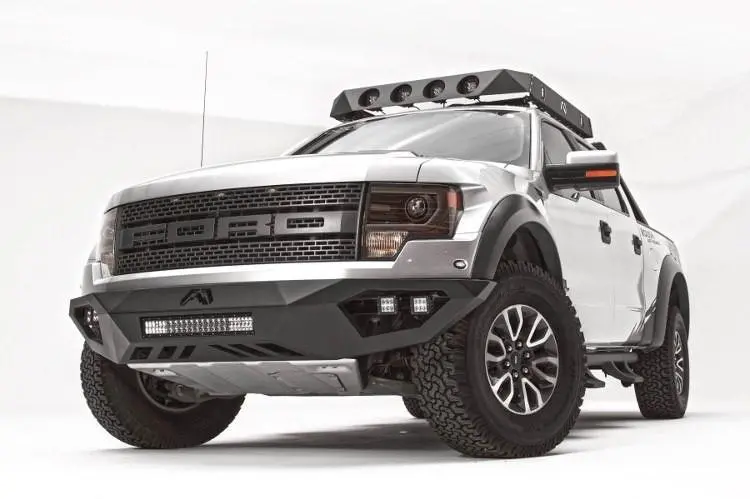 Fab Fours Ff10-D1961-1 Ford F150 Raptor 2010-2014 Vengeance Front Bumper No Guard 2