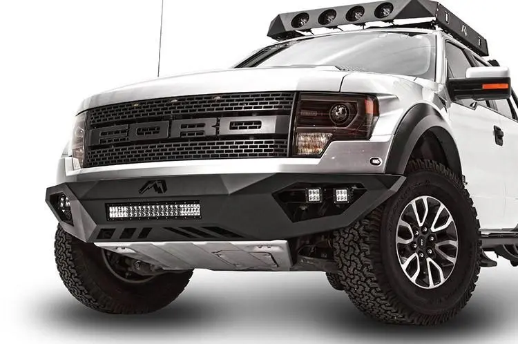 Fab Fours Ff10-D1961-1 Ford F150 Raptor 2010-2014 Vengeance Front Bumper No Guard 1