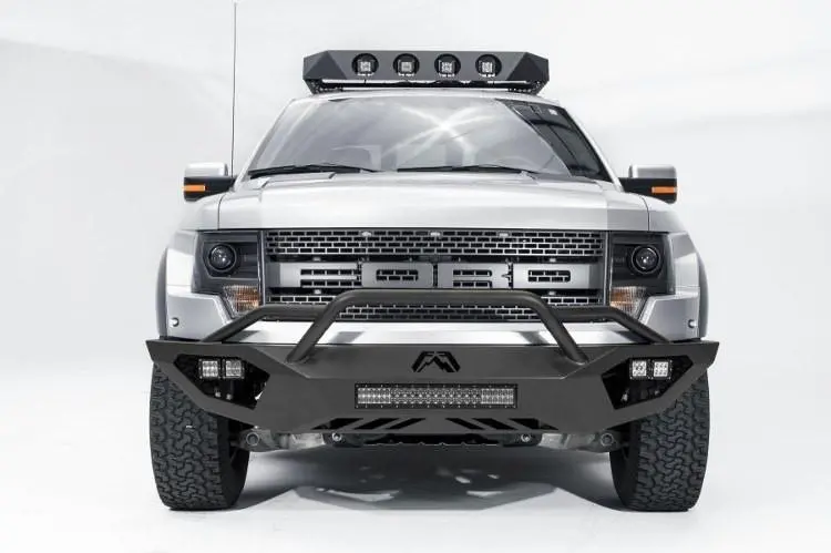 Fab Fours Ff10-D1962-1 Ford F150 Raptor 2010-2014 Vengeance Front Bumper With Pre-Runner Guard 2