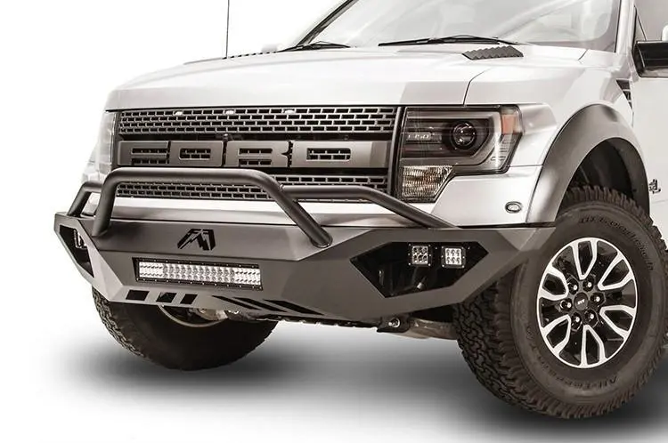 Fab Fours Ff10-D1962-1 Ford F150 Raptor 2010-2014 Vengeance Front Bumper With Pre-Runner Guard 1