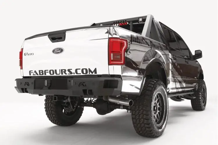 Fab Fours Ff15-W3251-1 Ford F150 2015-2020 Premium Rear Bumper With Sensor 2