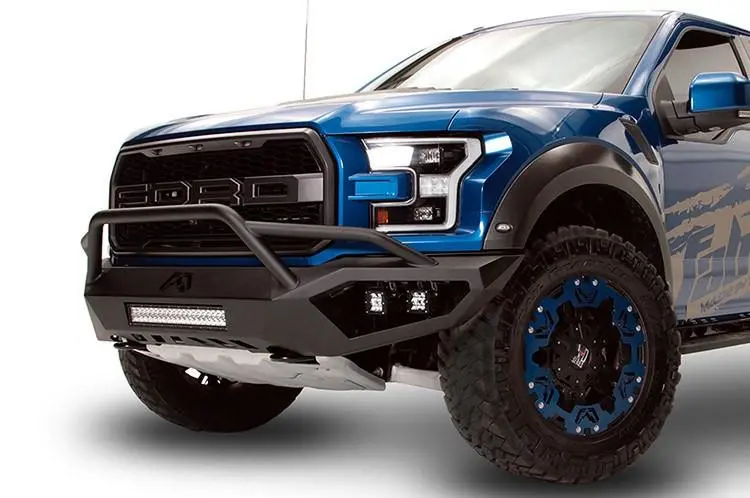 Fab Fours Ff17-D4352-1 Ford F150 Raptor 2017-2020 Vengeance Front Bumper With Pre-Runner Guard 2