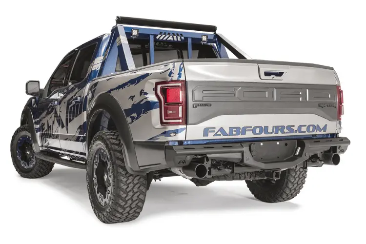 Fab Fours Ff17-E4371-1 Ford F150 Raptor 2017-2020 Aero Rear Bumper 1