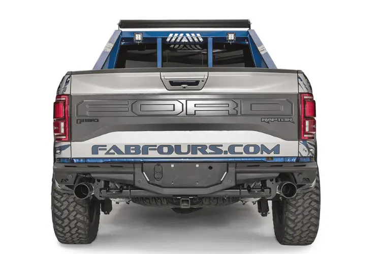 Fab Fours Ff17-E4371-1 Ford F150 Raptor 2017-2020 Aero Rear Bumper 2