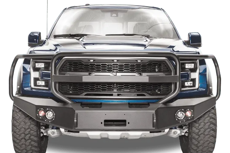 Fab Fours Ff17-H4350-1 Ford F150 Raptor 2017-2020 Premium Front Bumper Winch Ready With Full Guard 1
