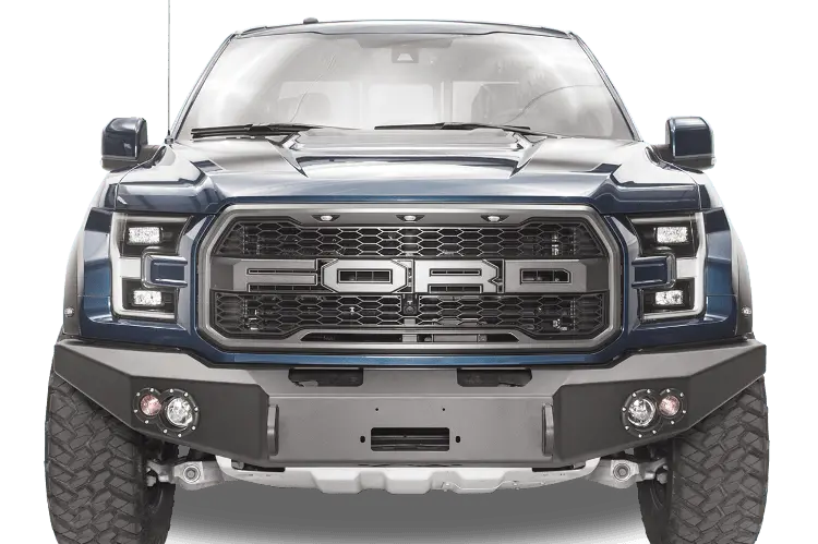 Fab Fours Ff17-H4351-1 Ford F150 Raptor 2017-2020 Premium Front Bumper Winch Ready No Guard 1