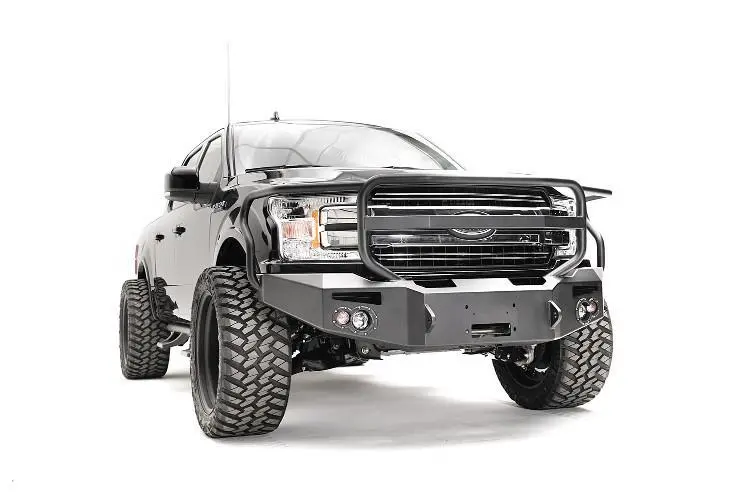 Fab Fours Ff18-H4550-1 Ford F150 2018-2020 Premium Front Bumper Full Guard Winch Ready 1