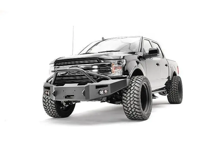 Fab Fours Ff18-H4552-1 Ford F150 2018-2020 Premium Front Bumper Pre-Runner Guard Winch Ready 2