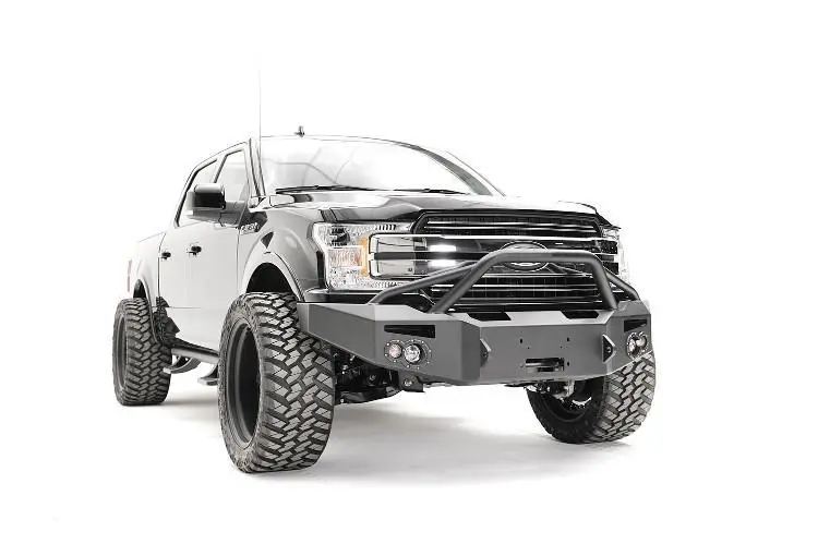 Fab Fours Ff18-H4552-1 Ford F150 2018-2020 Premium Front Bumper Pre-Runner Guard Winch Ready 1