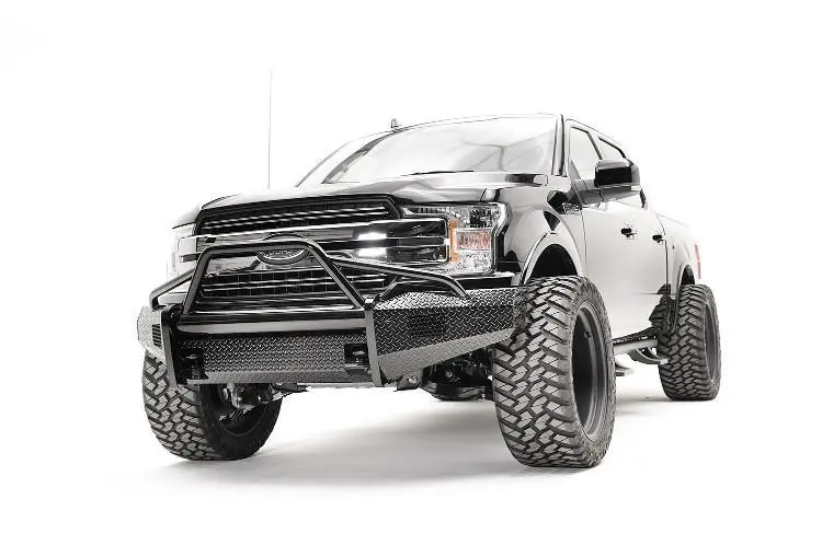 Fab Fours Ff18-K4562-1 Ford F150 2018-2020 Black Steel Front Bumper Pre-Runner Guard 2