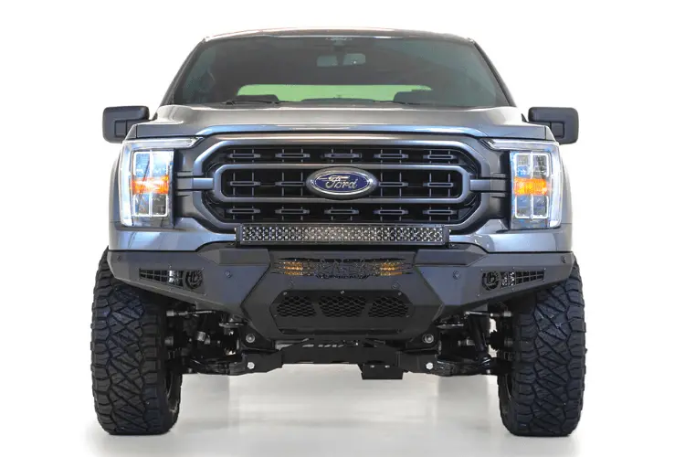 Add F190111040103 2021-2023 Ford F150 Honeybadger Front Bumper With Light Mounts 2
