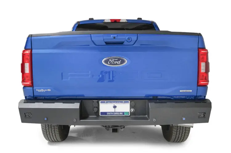 Fab Fours Red Steel Ff21-Rt5150-1 Ford F150 2021-2023 Rear Bumper Sensor Matte Black 1