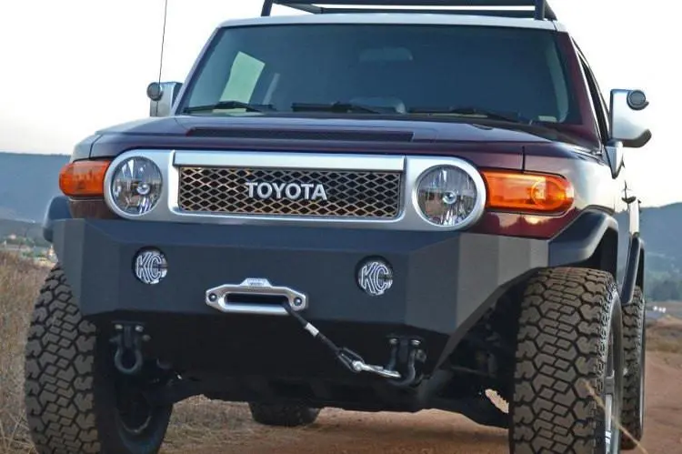 Body Armor Fj-19336 Toyota Fj Cruiser 2007-2014  Front Bumper Winch Ready 1