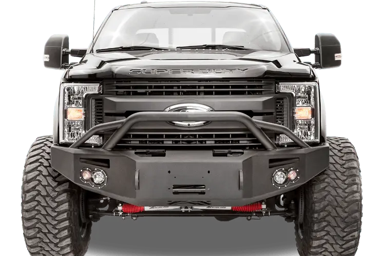 Fab Fours Fs05-A1252-1 Ford F250/F350 Superduty 2005-2007 Premium Front Bumper Winch Ready With Pre-Runner Guard 1