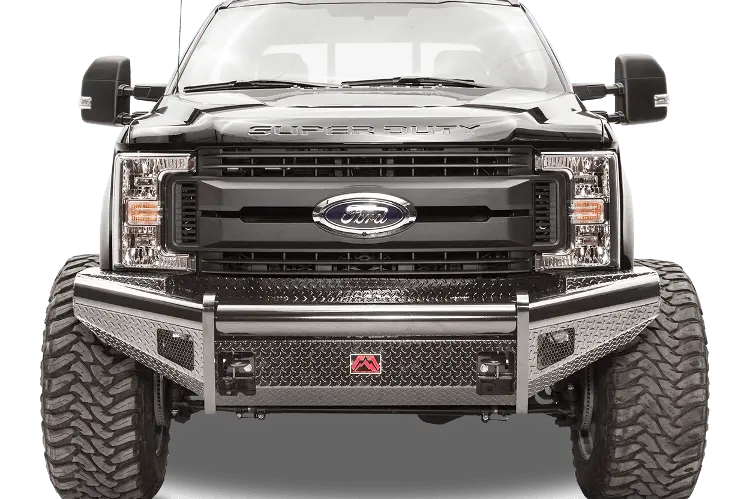 Fab Fours Fs05-S1261-1 Ford F250/F350 Superduty 2005-2007 Black Steel Front Bumper No Guard 1